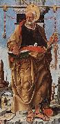 Francesco del Cossa Griffoni-Altar, ursprl. Griffonikapelle in der San Petronio in Bologna, linker Flugel oil on canvas